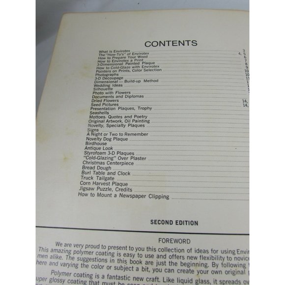 Envirotex Idea Book Vintage Enviro Tex 51920 - Picture 4 of 7